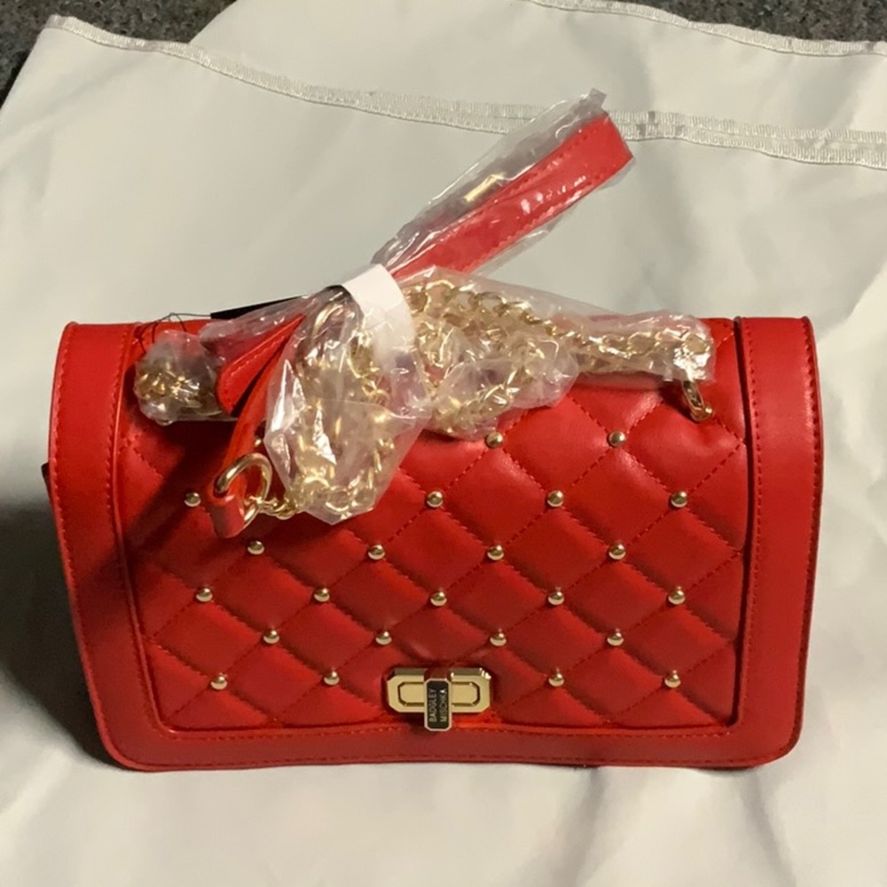 Badgley Mischka Red Crossbody Bag